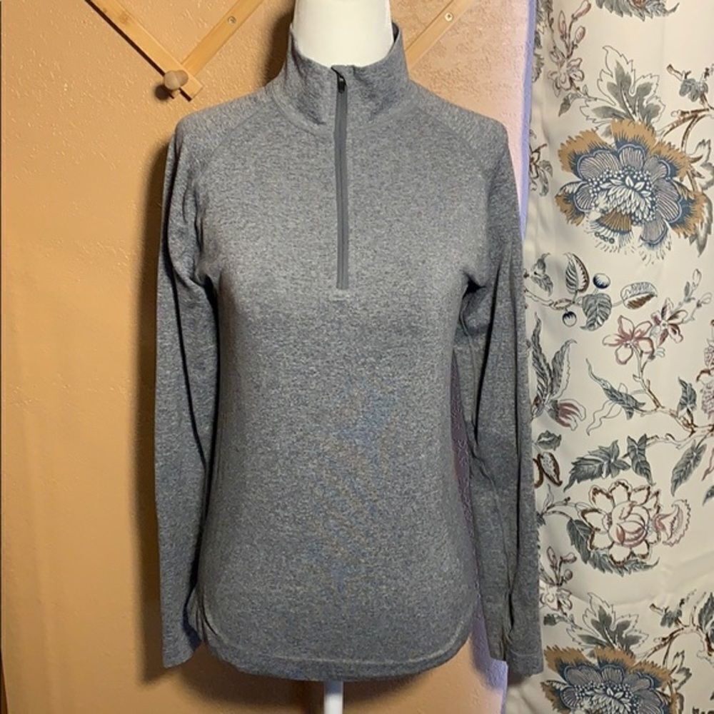 FERA 1/4 Zip Long Sleeve Athletic Running Pullover Top Size XS/S